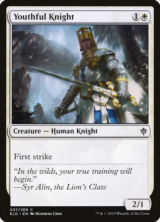 Youthful Knight [Throne of Eldraine] | Tabernacle Games