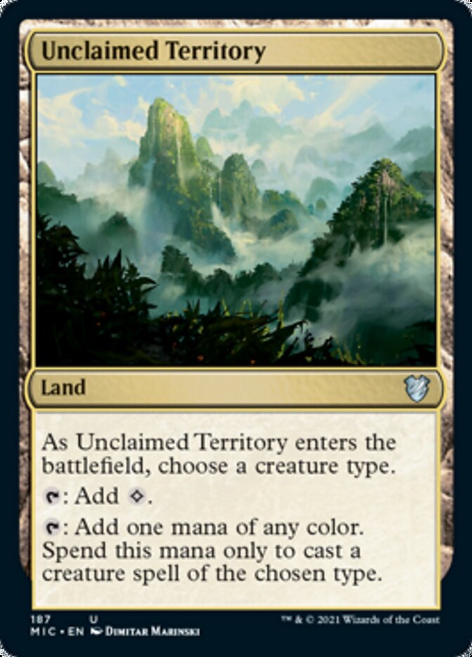 Unclaimed Territory [Innistrad: Midnight Hunt Commander] | Tabernacle Games