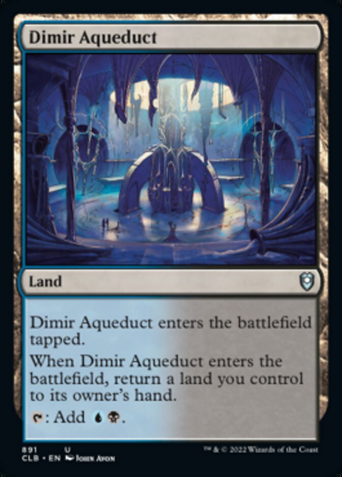 Dimir Aqueduct [Commander Legends: Battle for Baldur's Gate] | Tabernacle Games