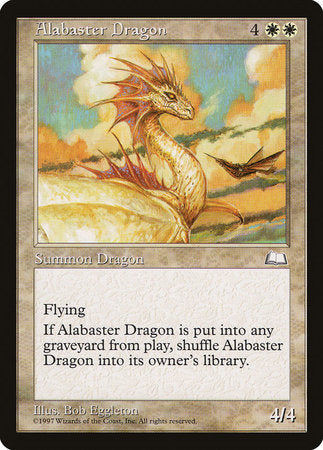 Alabaster Dragon [Weatherlight] | Tabernacle Games