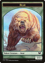 Bear // Spider Double-Sided Token [Commander 2015 Tokens] | Tabernacle Games