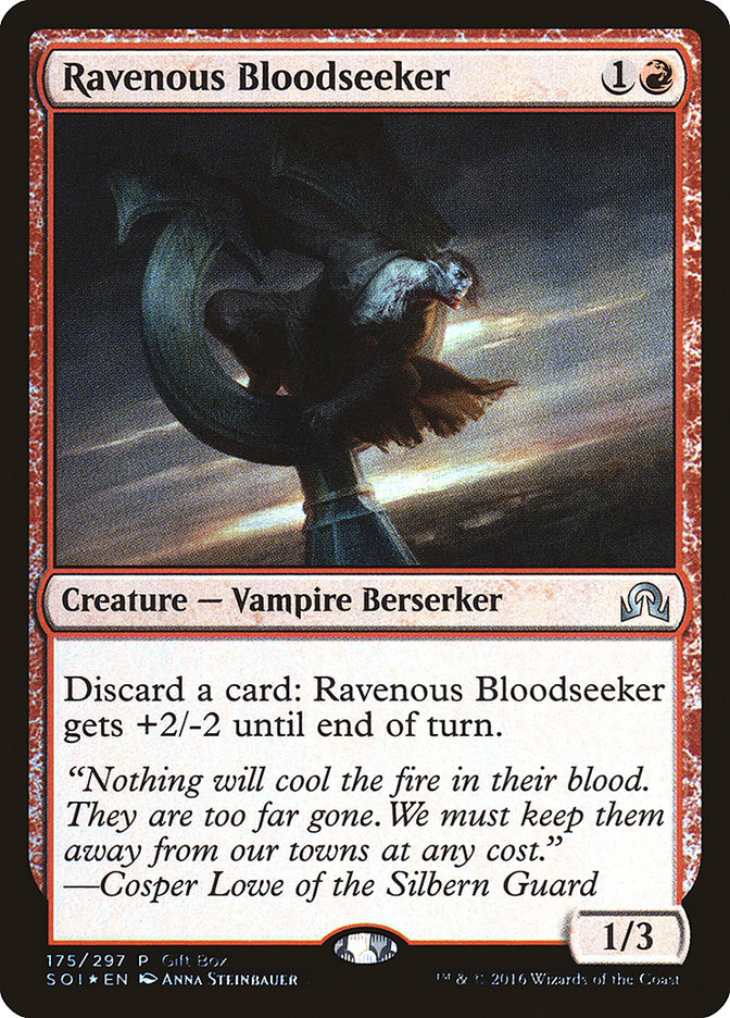 Ravenous Bloodseeker (Gift Box) [Shadows over Innistrad Promos] | Tabernacle Games