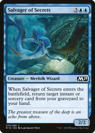 Salvager of Secrets [Core Set 2019] | Tabernacle Games