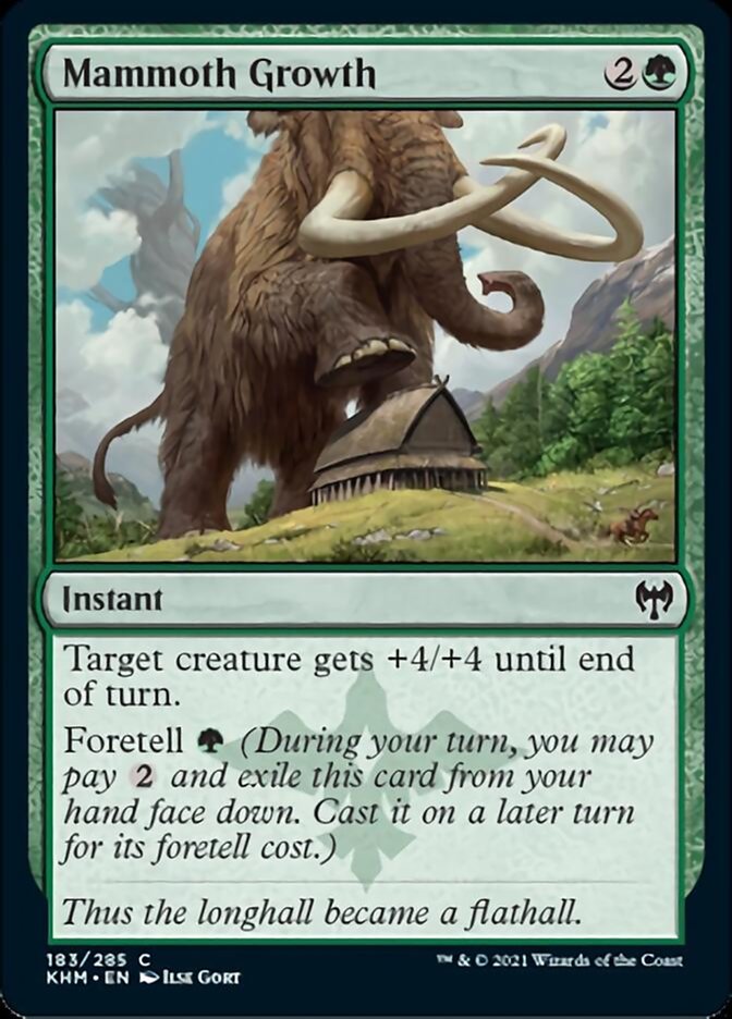 Mammoth Growth [Kaldheim] | Tabernacle Games