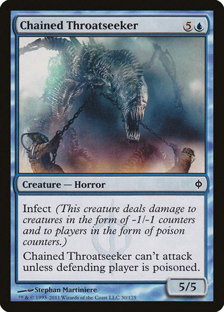 Chained Throatseeker [New Phyrexia] | Tabernacle Games