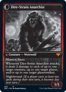 Volatile Arsonist // Dire-Strain Anarchist [Innistrad: Double Feature] | Tabernacle Games