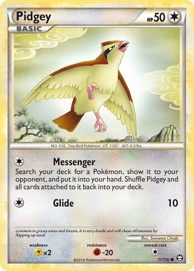 Pidgey (71/102) [HeartGold & SoulSilver: Triumphant] | Tabernacle Games