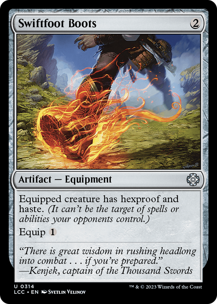 Swiftfoot Boots [The Lost Caverns of Ixalan Commander] | Tabernacle Games