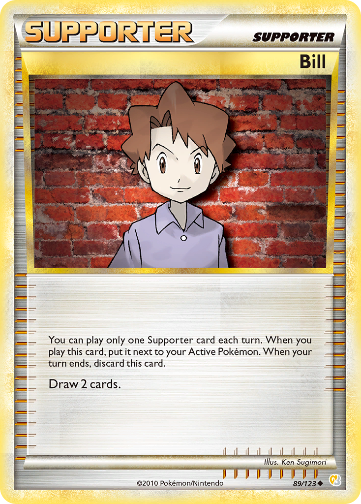 Bill (89/123) [HeartGold & SoulSilver: Base Set] | Tabernacle Games