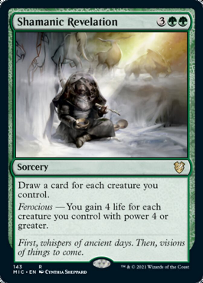 Shamanic Revelation [Innistrad: Midnight Hunt Commander] | Tabernacle Games