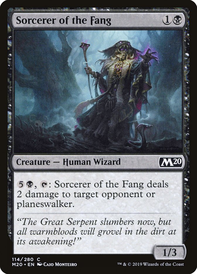 Sorcerer of the Fang [Core Set 2020] | Tabernacle Games