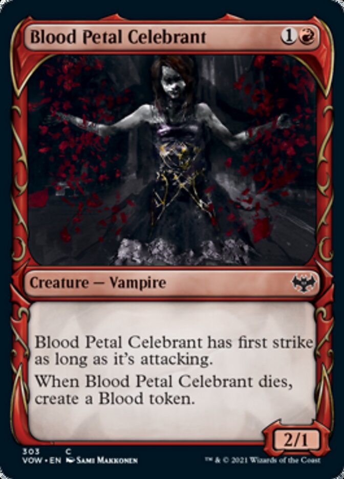 Blood Petal Celebrant (Showcase Fang Frame) [Innistrad: Crimson Vow] | Tabernacle Games