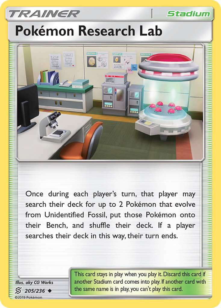 Pokemon Research Lab (205/236) [Sun & Moon: Unified Minds] | Tabernacle Games