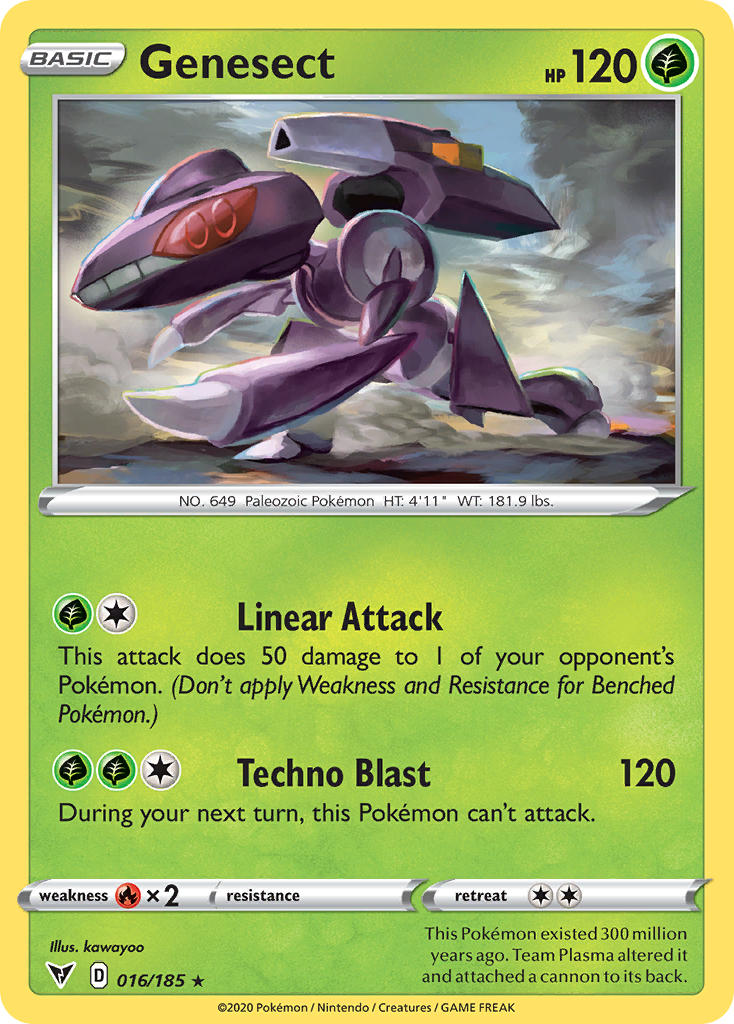 Genesect (016/185) [Sword & Shield: Vivid Voltage] | Tabernacle Games