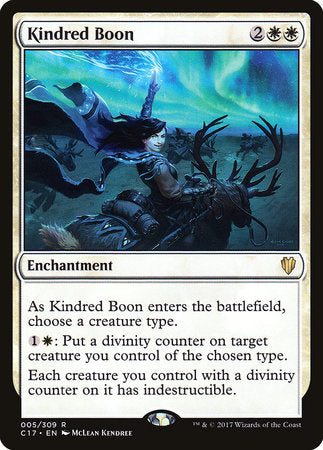 Kindred Boon [Commander 2017] | Tabernacle Games