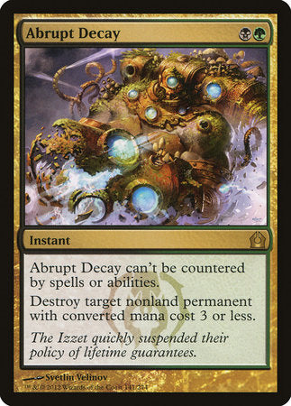 Abrupt Decay [Return to Ravnica] | Tabernacle Games