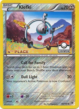 Klefki (66/119) (League Promo 4th Place) [XY: Phantom Forces] | Tabernacle Games