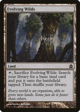 Evolving Wilds [Commander 2011] | Tabernacle Games