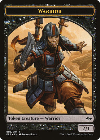 Warrior Token [Fate Reforged Tokens] | Tabernacle Games