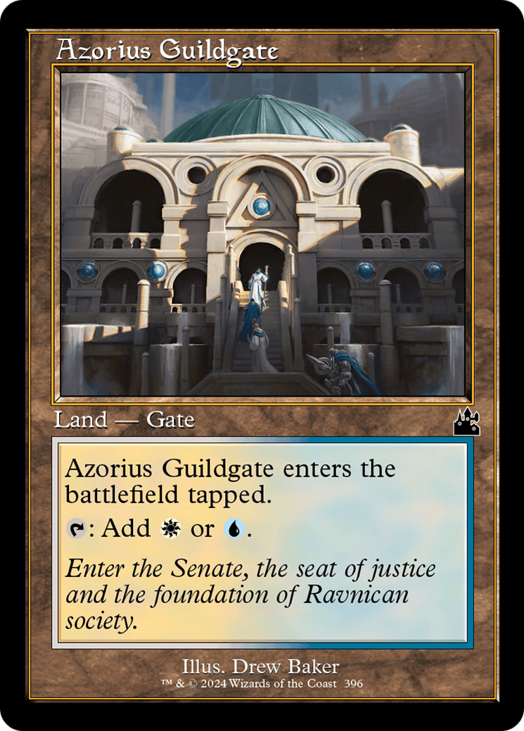 Azorius Guildgate (Retro Frame) [Ravnica Remastered] | Tabernacle Games