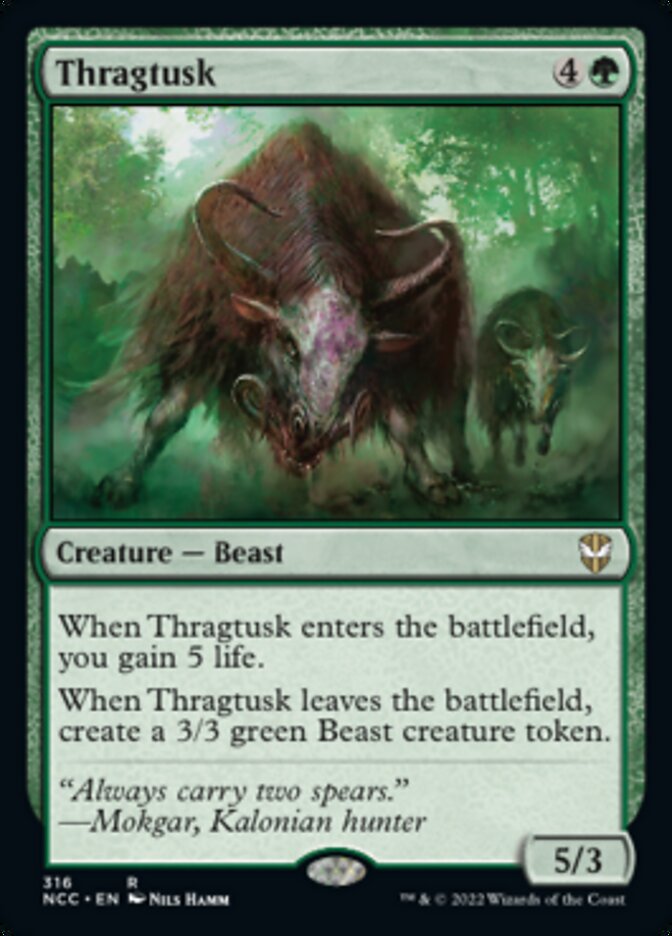 Thragtusk [Streets of New Capenna Commander] | Tabernacle Games