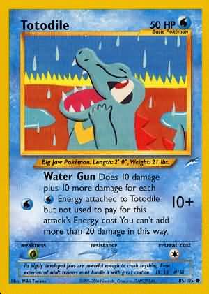 Totodile (85/105) [Neo Destiny Unlimited] | Tabernacle Games