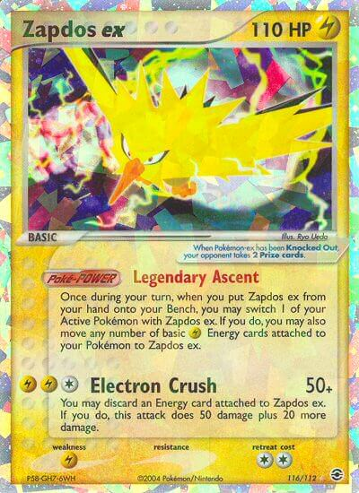 Zapdos ex (116/112) [EX: FireRed & LeafGreen] | Tabernacle Games