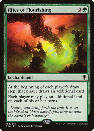 Rites of Flourishing [Commander 2016] | Tabernacle Games