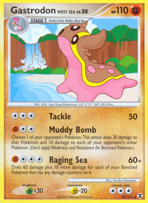 Gastrodon West Sea (22/111) [Platinum: Rising Rivals] | Tabernacle Games