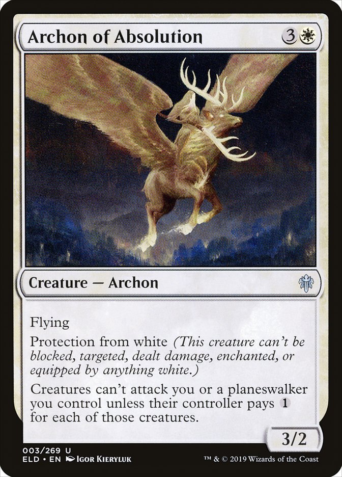 Archon of Absolution [Throne of Eldraine] | Tabernacle Games