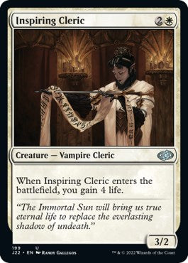 Inspiring Cleric [Jumpstart 2022] | Tabernacle Games