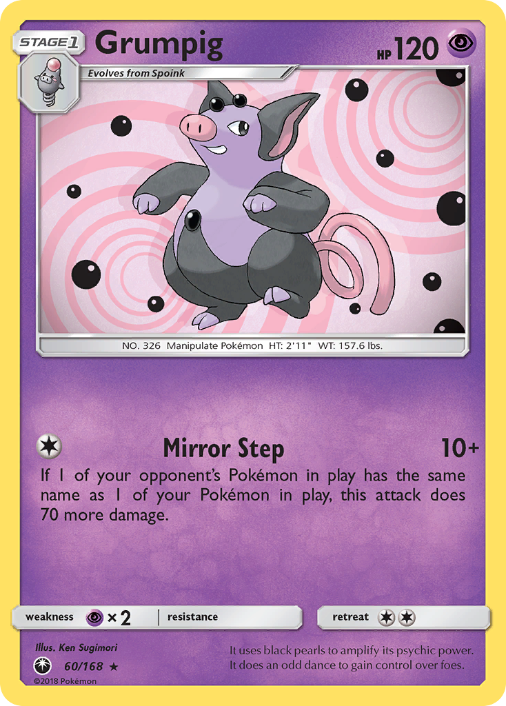 Grumpig (60/168) [Sun & Moon: Celestial Storm] | Tabernacle Games