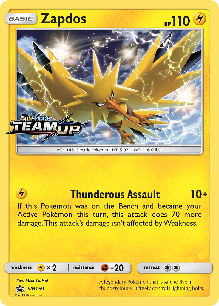 Zapdos (SM159) [Sun & Moon: Black Star Promos] | Tabernacle Games