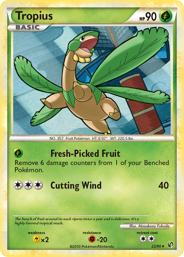 Tropius (22/90) [HeartGold & SoulSilver: Undaunted] | Tabernacle Games