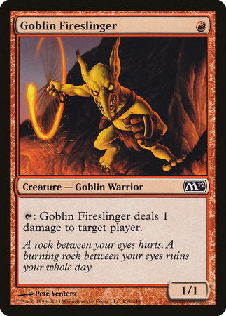Goblin Fireslinger [Magic 2012] | Tabernacle Games