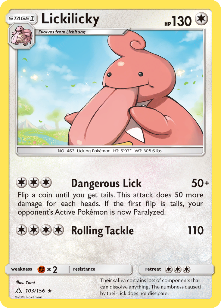 Lickilicky (103/156) [Sun & Moon: Ultra Prism] | Tabernacle Games