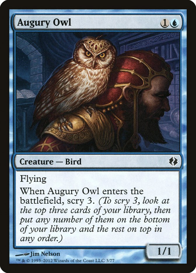 Augury Owl [Duel Decks: Venser vs. Koth] | Tabernacle Games