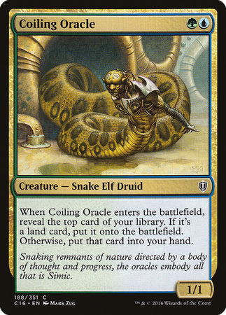 Coiling Oracle [Commander 2016] | Tabernacle Games