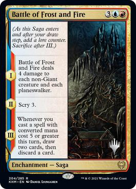 Battle of Frost and Fire [Kaldheim Promo Pack] | Tabernacle Games