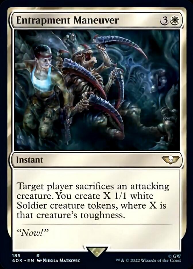 Entrapment Maneuver (Surge Foil) [Universes Beyond: Warhammer 40,000] | Tabernacle Games