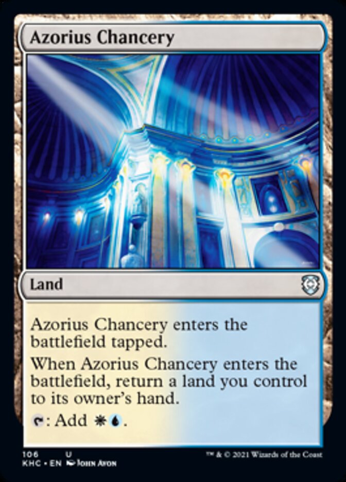 Azorius Chancery [Kaldheim Commander] | Tabernacle Games