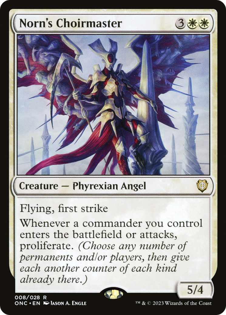 Norn's Choirmaster [Phyrexia: All Will Be One Commander] | Tabernacle Games