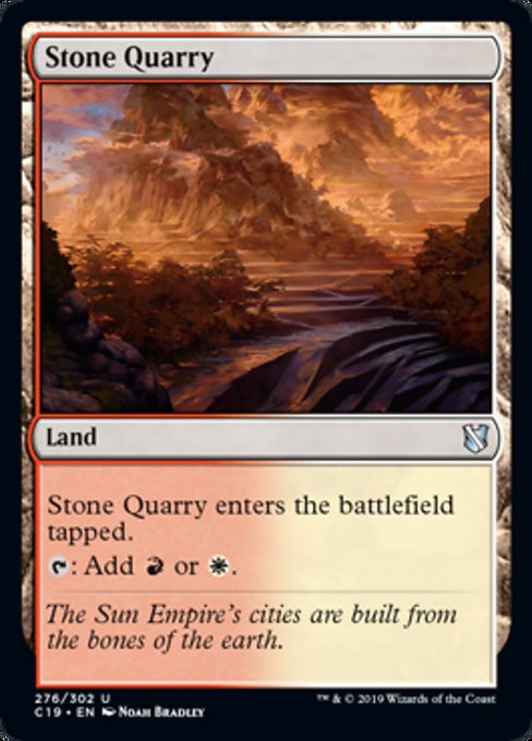 Stone Quarry [Commander 2019] | Tabernacle Games