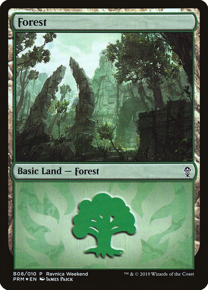 Forest (B08) [Ravnica Allegiance Guild Kit] | Tabernacle Games