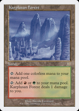 Karplusan Forest [Deckmasters] | Tabernacle Games