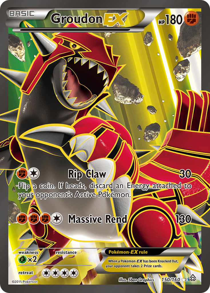 Groudon EX (150/160) [XY: Primal Clash] | Tabernacle Games