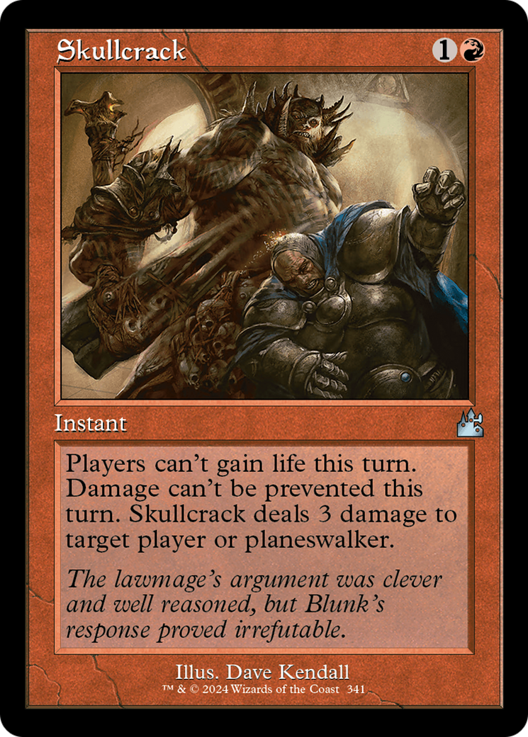 Skullcrack (Retro Frame) [Ravnica Remastered] | Tabernacle Games