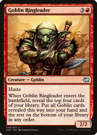 Goblin Ringleader [Duel Decks: Merfolk vs. Goblins] | Tabernacle Games