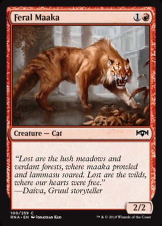 Feral Maaka [Ravnica Allegiance] | Tabernacle Games