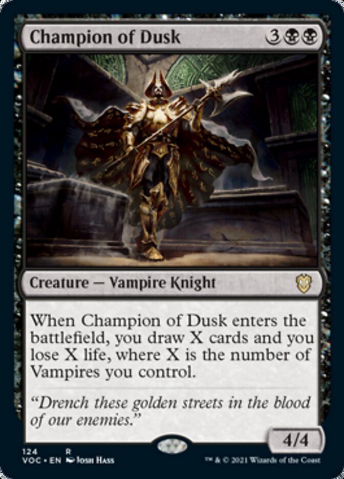 Champion of Dusk [Innistrad: Crimson Vow Commander] | Tabernacle Games